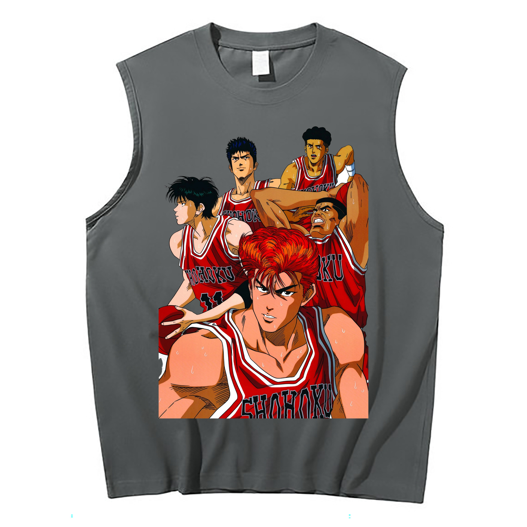 （画像用） SLAM DUNK／スラムダンク コットン100％タンクトップ（フロントプリント）